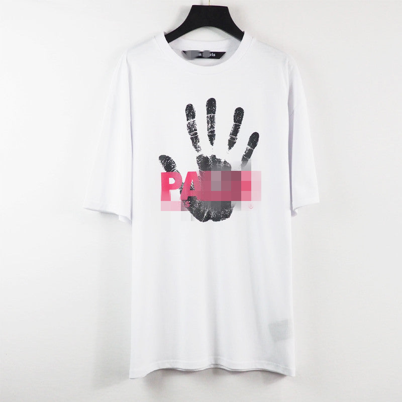 Palm Angle T Shirts Palm Print Loose