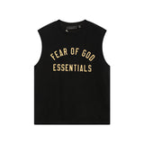 Fog Essentials tank summer FOG letter round neck pullover vest