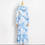 Bohemian Dress Vacation Style Chiffon Dress