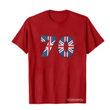 Inspired by Queen's Platinum Jubilee 2022 Elizabeth 70 Years T-shirt Printed round Neck Short Sleeve