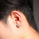 Earrings 925 Silver Round Zircon Earrings