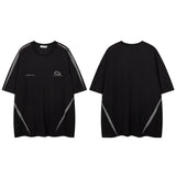 Men T-Shirt Stitching Baseball Uniform College Style Loose