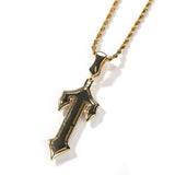 Jewelry Copper Zircon Cross Pendant Hip Hop Egypt Pieces Jesus Pieces Dog Tags