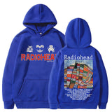 Radiohead Vintage Print Hoodie Men's Women's Cotton Pullover