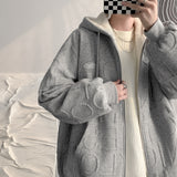 Men Cotton Coat Lamb Wool Thick Warm Cotton-Padded Jacket
