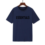 Fear Of God Fog T Shirt Essentials Double Line Letter Loose High Street Short Sleeve T-shirt For Men