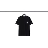 CHH Chrome Heart T Shirts Croix Cross Color Leather Printed Short Sleeve T-Shirt