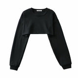 Women Hoodie Short Navel-Exposed Yoga Fitness