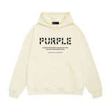 Purple Brand Hoodie Fashion Loose Hooded Sweater
