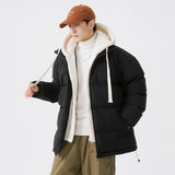 Women Cotton Coat Fake Two-Pieces Coats Thickened