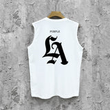 Purple Brand Tank T Shirts Sleeveless T-shirt Vest