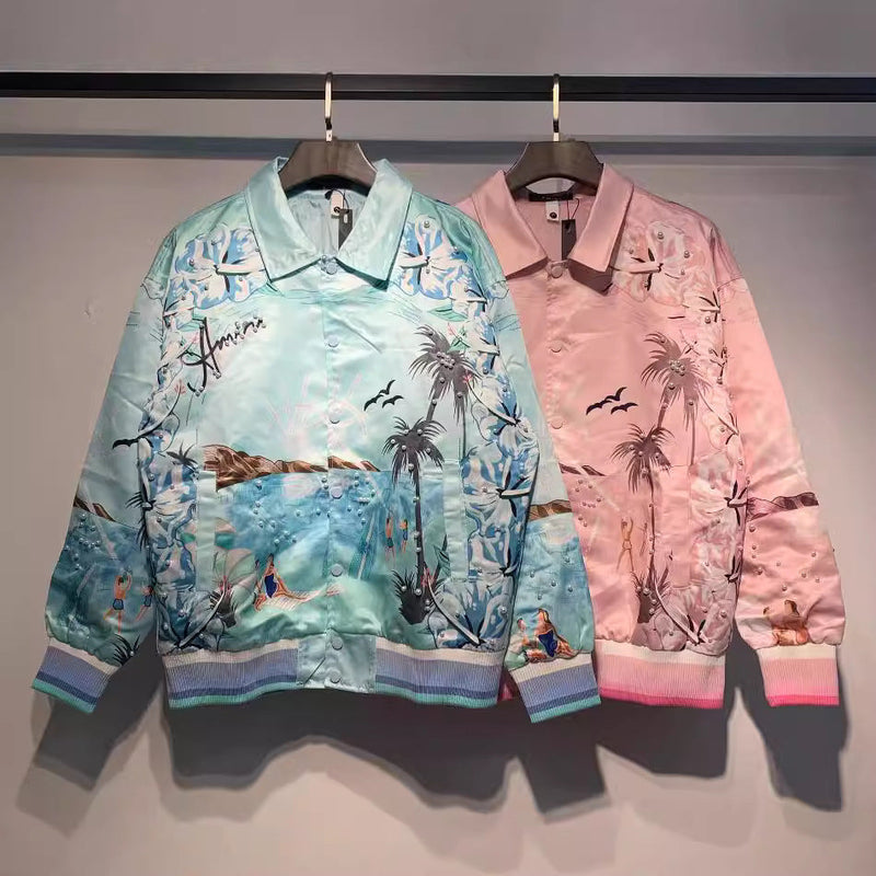 Amiri Jacket Spring Autumn AMI Summer Casual Jacket