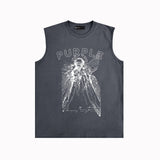 Purple Brand Tank T Shirts Sleeveless T-shirt Vest