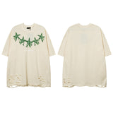 Men T-Shirt Graffiti Hole Vibe
