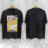 Purple Brand Distressed T Shirts Short Sleeve