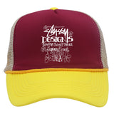 Stussy Hat Sun Cap Summer Print Baseball Cap Casual Sun Cap Outdoor