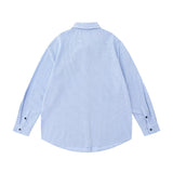 Men Long Sleeved T Shirt Thin Striped Long Sleeve Shirt Boys Ruan Handsome Loose Casual Outerwear Spring and Autumn