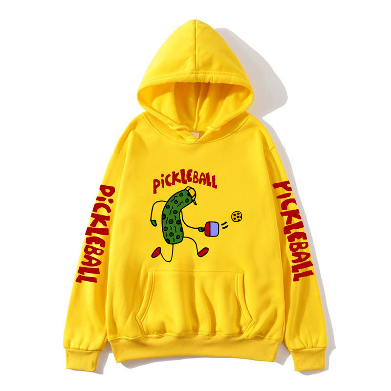 Pickle Playing Hoodies Boys Funny Pickleball Sweatshirts Kaw