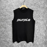 Purple Brand Tank T Shirts Sleeveless T-shirt Vest