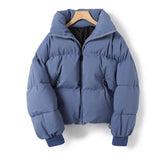Women Cotton Coat Loose and Warm Idle Style down Jacket