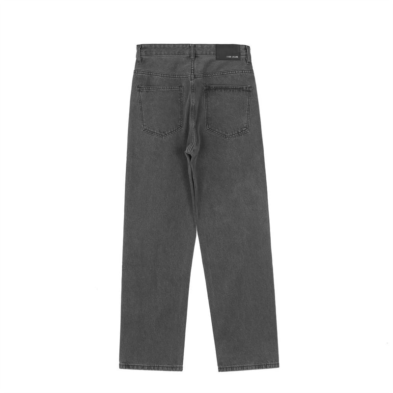 Men Jeans Simple Style Casual Distressed Loose