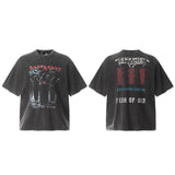 Fog Essentials T Shirts Spring and Summer FOG Washing Water Old Series Short Sleeves