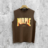 Purple Brand Tank T Shirts Sleeveless T-shirt Vest