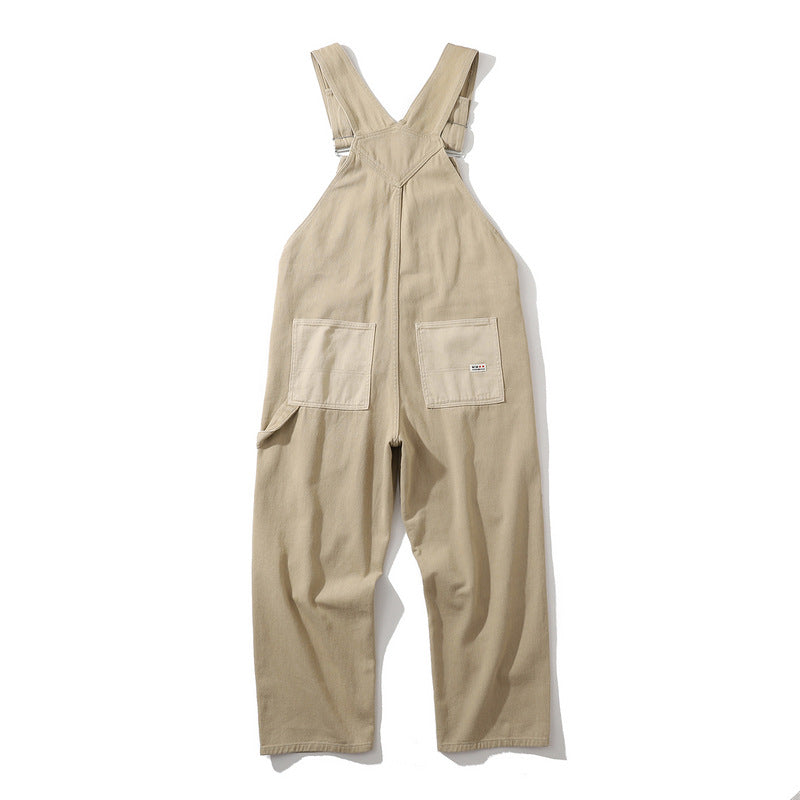 Cargo Pants Japanese Loose Jumpsuit