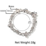 Bracelet Copper Zircon Eye Cross Vintage Crosses St. Valentine's Spectrum