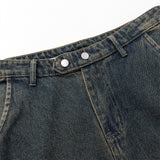 Men Jeans Stitching Hip Hop Loose