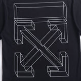 Ow T Shirts Three-Dimensional Sketch Arrow Men and Women
