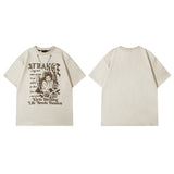 Men T-shirt Border Collie Printed T-shirt Loose Casual