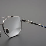 CHH Chrome Hearts Glasses Vintage Versatile Personalized Titanium Frame