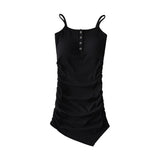 Women Dresses Slim-Fit with Brassiere Pad Hip Skirt