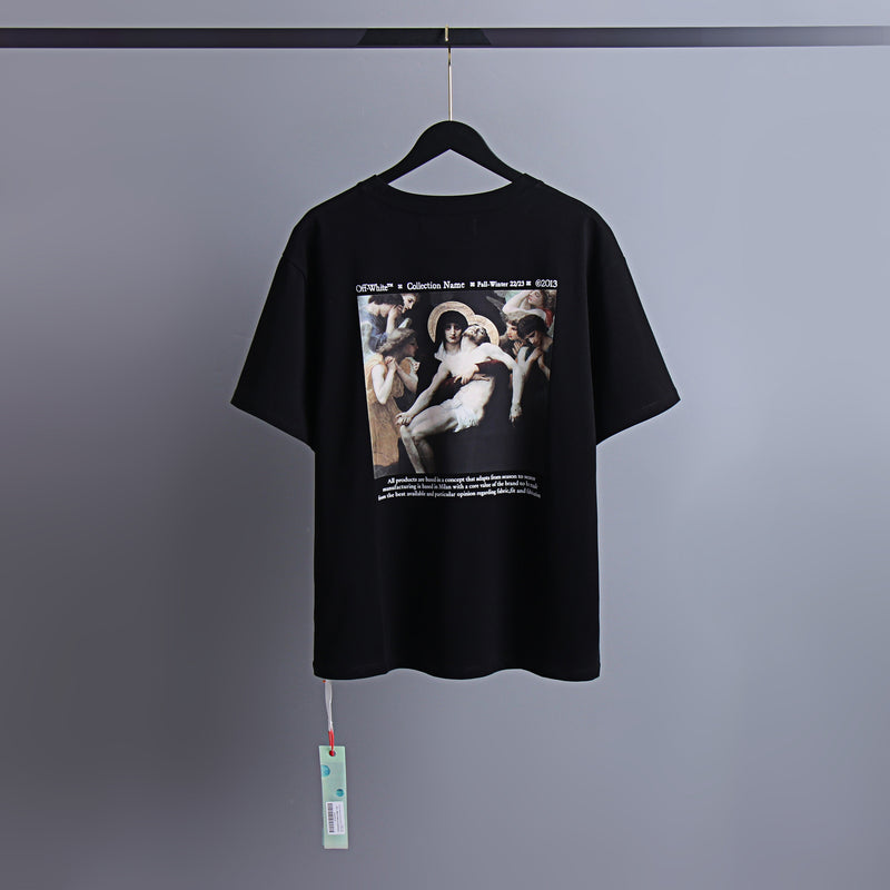 Ow T Shirts Character Graffiti Men's Short Sleeve