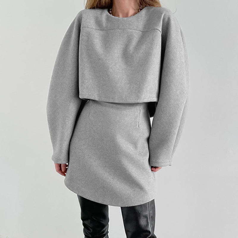 Women Co-Ords Autumn Winter Sweater Casual Loose