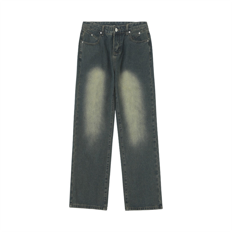 Men Jeans Retro Casual Loose
