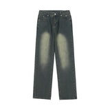 Men Jeans Retro Casual Loose