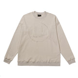 Drew House Sweatshirts Unisex Sketch Smiley Face Crew Neck Sweatshirts