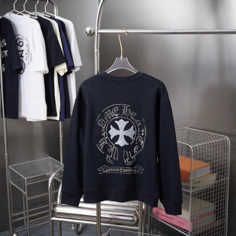 Chrome Hearts Sweatshirt Autumn/Winter Crew Neck Sweater