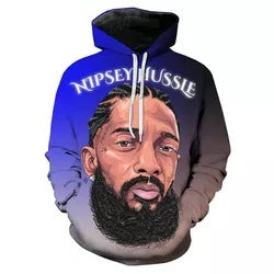 Nipsey Hussle Hoodie 3D Printing plus Size Sweater (Part 3)