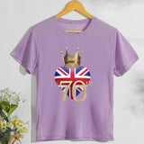 Inspired by Queen's Platinum Jubilee 2022 Elizabeth 70 Years T-shirt T-shirt Short Sleeve Loose