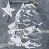 Hellstar Shorts Ripped Denim Shorts