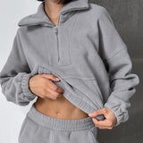 Women Co-Ords Winter Leisure Sports High Waist