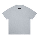 Fog Essentials T Shirts Summer FOG Double Line Joint Letter Crew Neck Short Sleeve