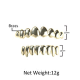 Grillz Rap Smooth 8 Tooth Irregular Braces Spectrum