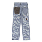 Men Jeans Hole Personalized Punk