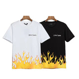 Palm Angle T Shirts Palm Angels Flame Print T-shirt