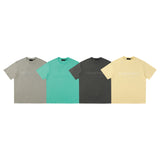 Fog Essentials T Shirts Spring/Summer FOG Season 9 Double Line Casual Crew Neck Short Sleeve