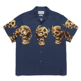 GUILTYPARTIES TIGER Shirts Skull Hawaiian Short Sleeves